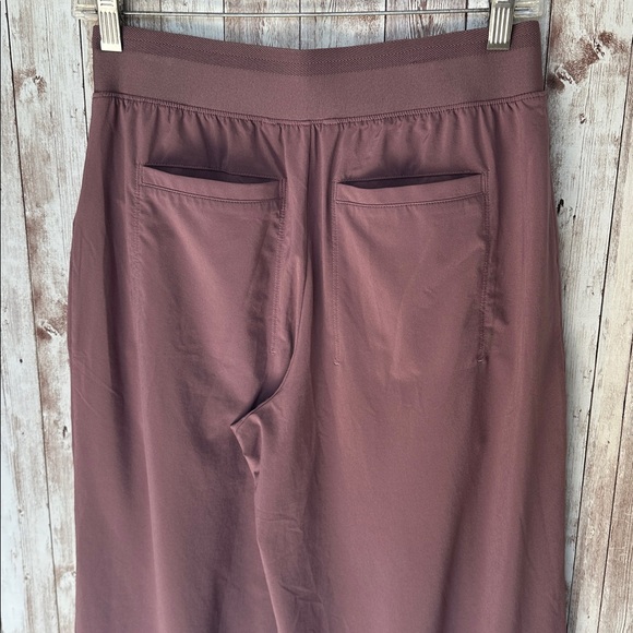 Athleta Brooklyn Heights Pleated Wide Leg Pants Damask Mauve sz 2 High Rise 30” - Picture 7 of 12